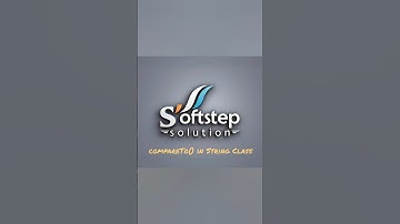 String Comparison in Java #java #string #compareTo #comparing #may2025 #trending #softstepsolution