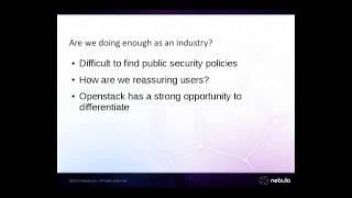 Learning to Trust the Cloud / Securing OpenStack with Intel Trusted Computing (Combined)