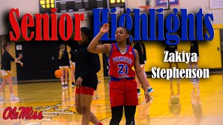 Zakiya Stephenson Elite Senior Highlights. Ole Miss Commit