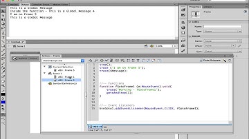 Actionscript 3 - Global Local Variables Scope