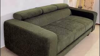 Seventh heaven Berlin Fabric 3 Seater Sofa Unbox and Assemble