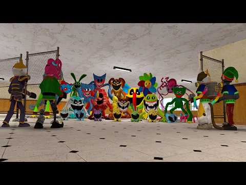 Surviving catnap Merge rainbow, huggy wuggy,  mommy long legs & Other | Garry's Mod
