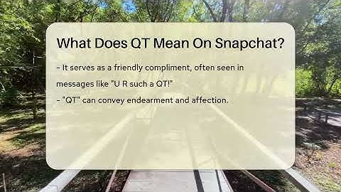 What Does QT Mean On Snapchat? - Everyday-Networking