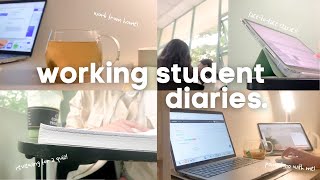 20-HR study vlog 📚work from home, face-to-face classes | working student diaries 🇵🇭