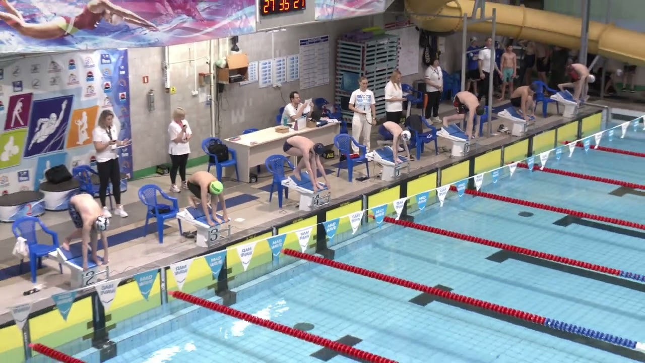 400 м вольный стиль - мужчины. 11.02.2026, чемпионат ПКГО по плаванию.
