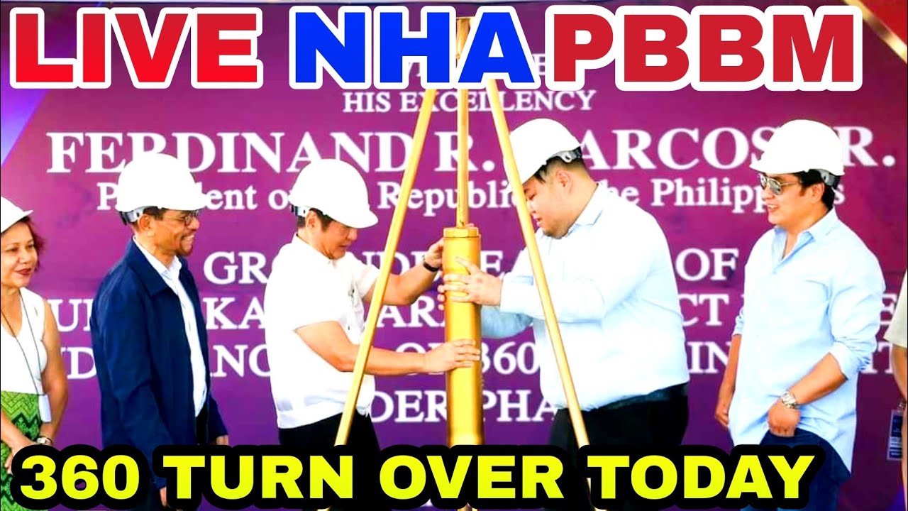 LIVE TODAY AT TURN OVER AT PAHAHAY NI PBBM /NHA