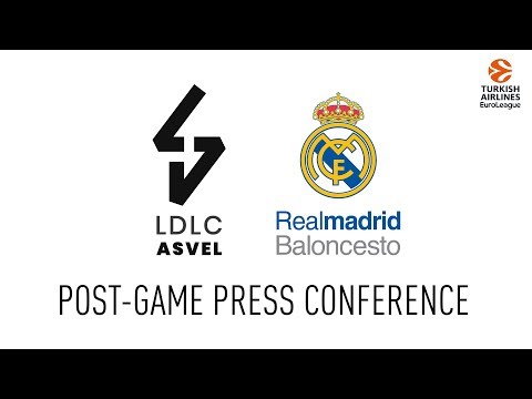 Post Game Press Conference Ldlc Asvel Real Madrid Youtube