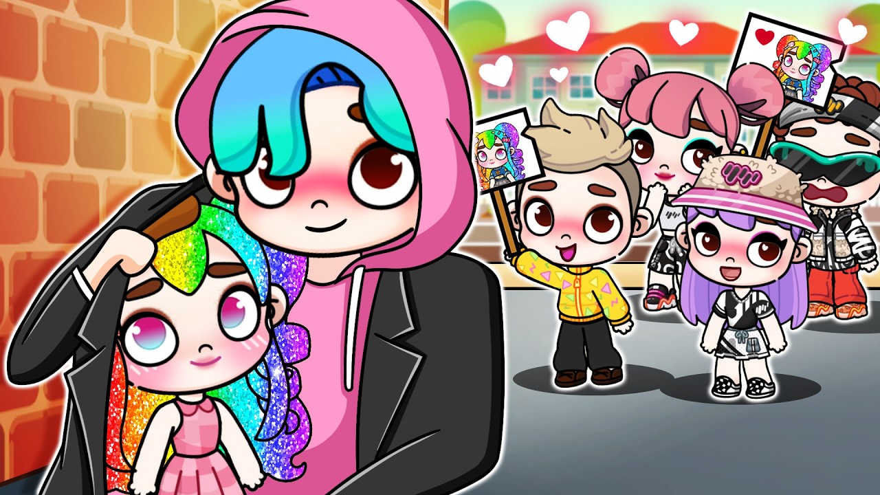 Meu Crush Começou a Me Proteger na Escola | História Triste de Avatar World | Pazu Games