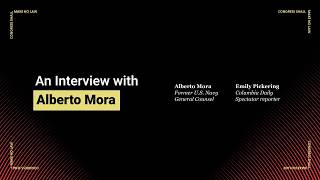 An Interview with Alberto Mora