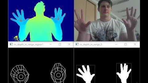 Hand gesture recognition from rgb and depth data
