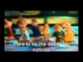 DARTE UN BESO (con letra)- versión alvin y las ardillas