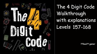 The 4 Digit Code walkthrough levels 157-168 with explanations screenshot 5