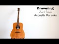 Zach Bryan Drowning Acoustic Karaoke mp3