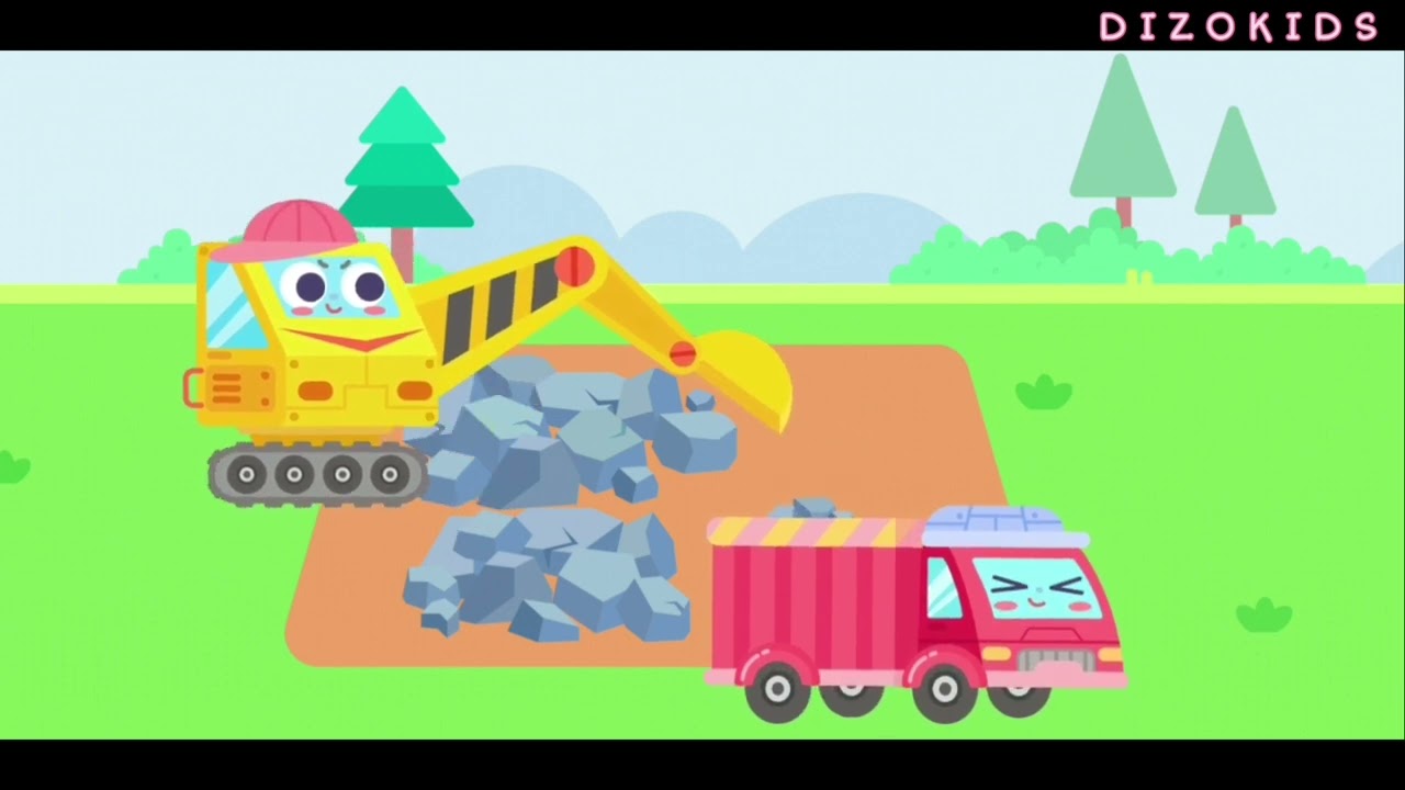 Kids car gameplay with fun || Engineering Vehicle||