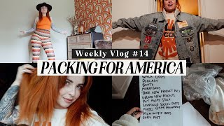 PACKING FOR AMERICA | Weekly Vlog #14 2023