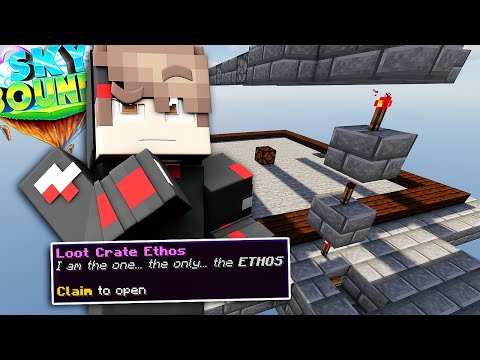 opening ETHOS crate + ORE GEN build (SkyBlock #4)