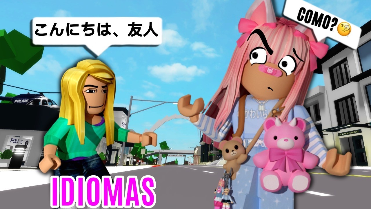 🤩Jugue Brookhaven en diferentes idiomas😮/Roblox