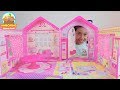 Unboxing Rumah Boneka Mell Chan Super Besar & Super Cute! Mell Chan Doll House Mainan Anak Perempuan