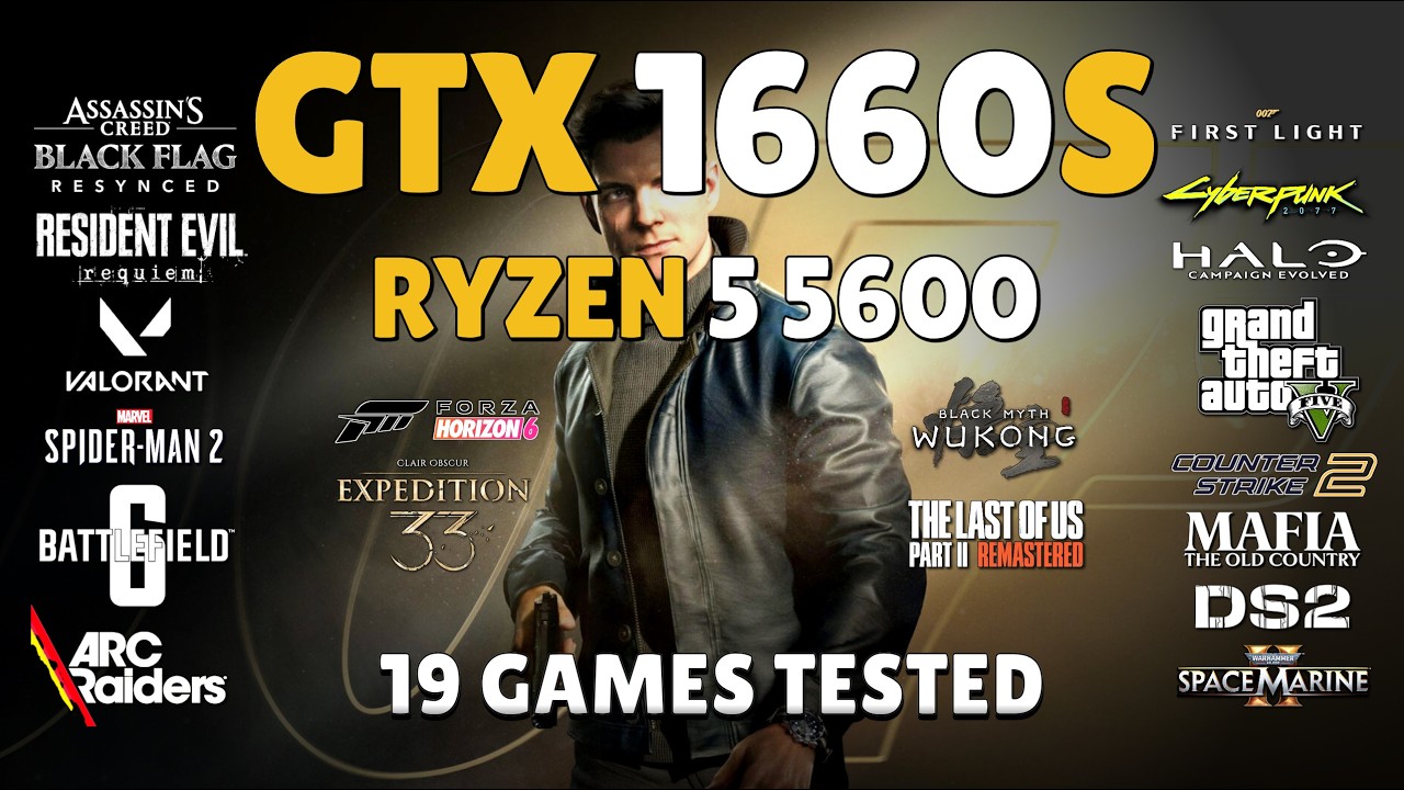 GTX 1660 Super + Ryzen 5 5600: Updated Test in 2026 - 19 Games