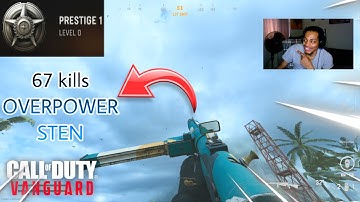 67 KILLS FULL-AUTO STEN is OVERPOWER + HIT PRESTIGE 1 Best Sten Class Setup! (Call of Duty Vanguard)
