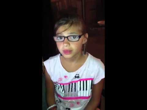 Zoe singing "Stand Out" by Keke Palmer