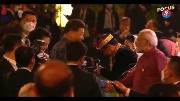 【G20】习近平莫迪在二十国集团晚宴上交流互动