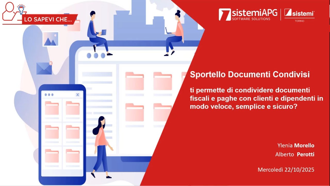 Lo sapevi che - Sportello Documenti condivisi
