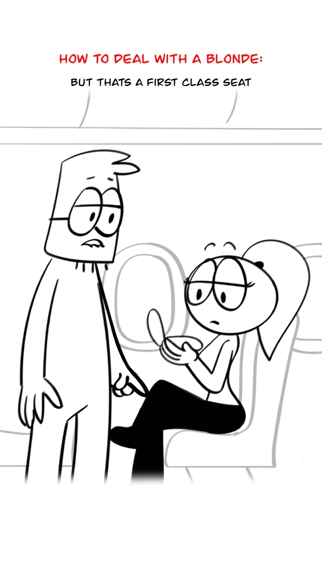 I’m Blonde I’m Beautiful ? (Animation Meme) #shorts