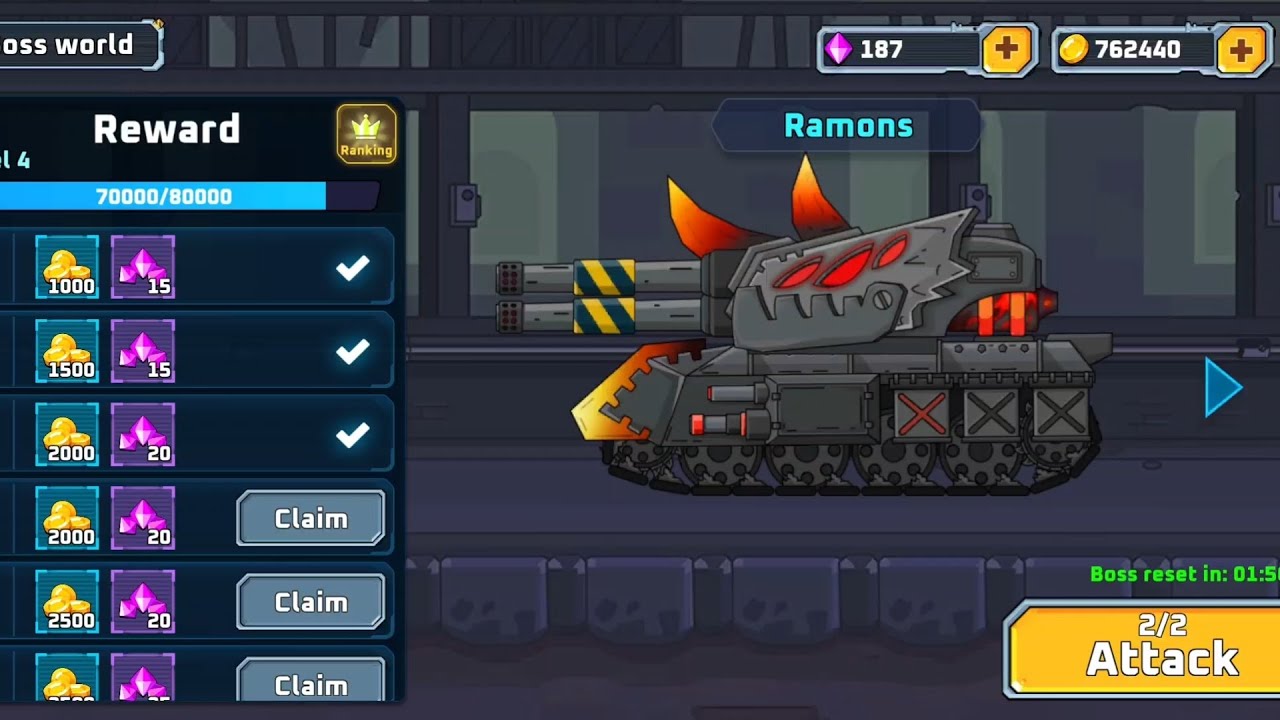 Tanks fighting 2022Hero attack Ramons 2 times YouTube