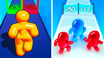 Join Blob Clash 3D  vs Tall Man Run |⭐✅❤️✅⭐| All Level Gameplay Android iOS TU4734