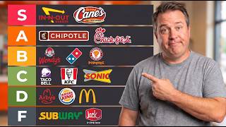 Every Major Fast Food Chain Ranked From Worst To Best