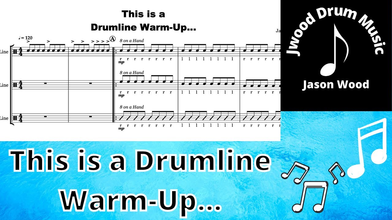 This is a Drumline Warm-Up (Free Sheet Music in Description)