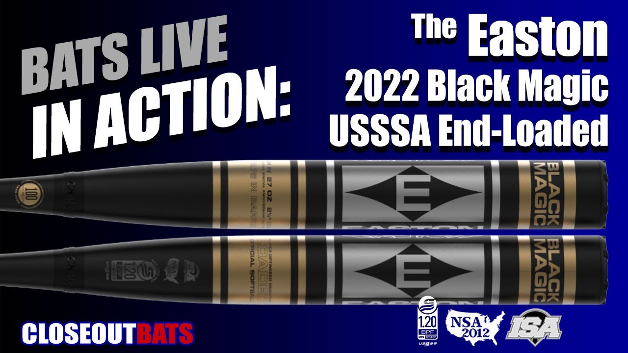 Easton LE Black Magic End Loaded Slowpitch Bat USSSA SP22BML 2022