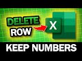 How to Update List Numbering when Deleting a Row in Excel