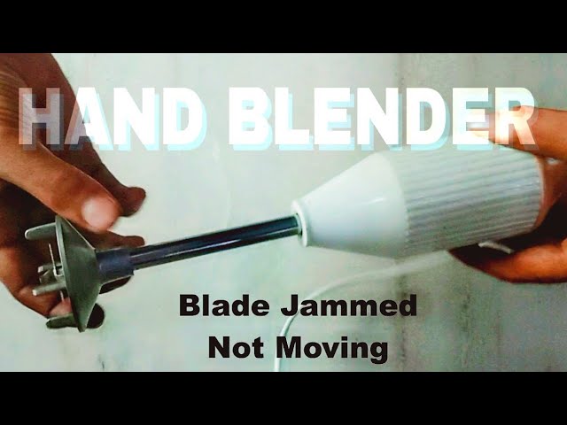 When to repair versus replace a hand blender stopped working