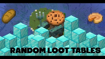 BEATING MINECRAFT but loot tables are RANDOM (PT 1)