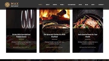 Restaurant - Responsive WordPress Theme