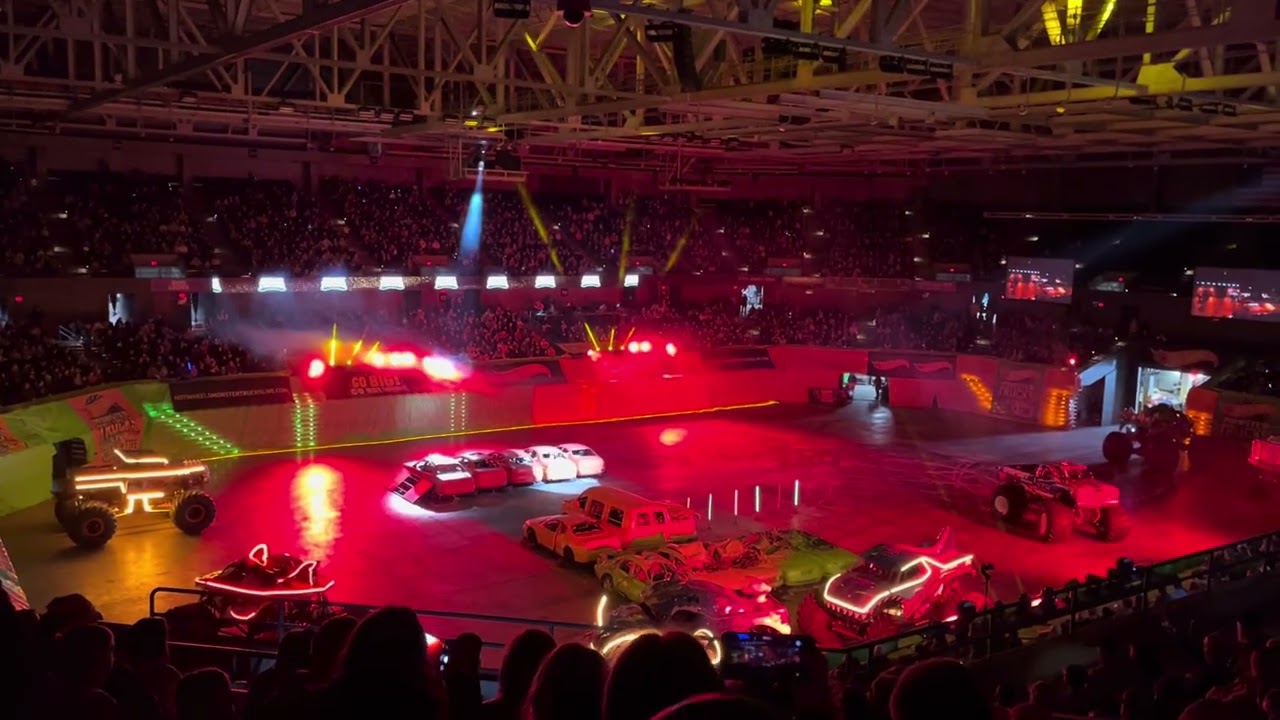 2026 monster jam, glowing fire!!
