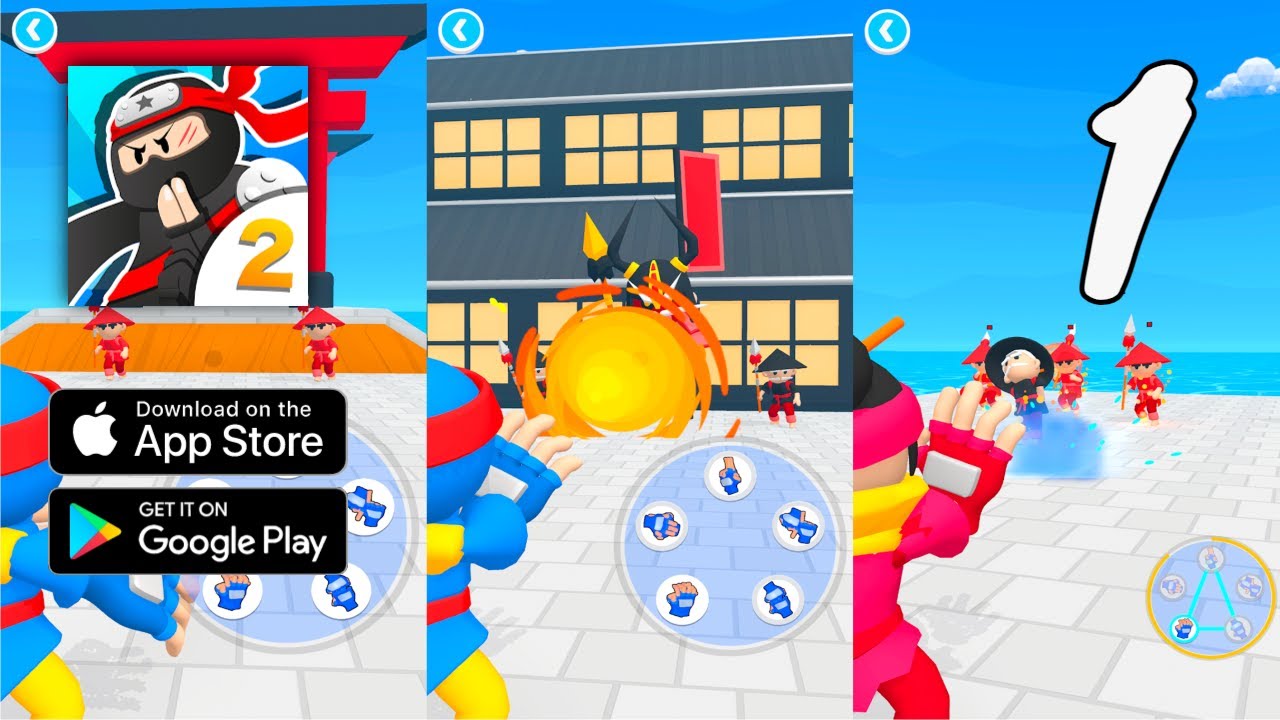 Ninja Hands 2 Gameplay Walkthrough Part 1 (Android IOS)