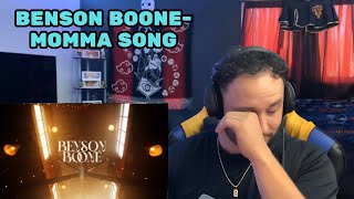 This one had me choked up... Benson Boone - Momma Song (Official Music Video) REACTION!