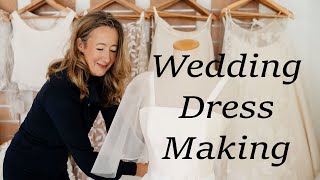 How to make a lace wedding dress - bespoke wedding dress inspiration - bridal gown sewing tutorial