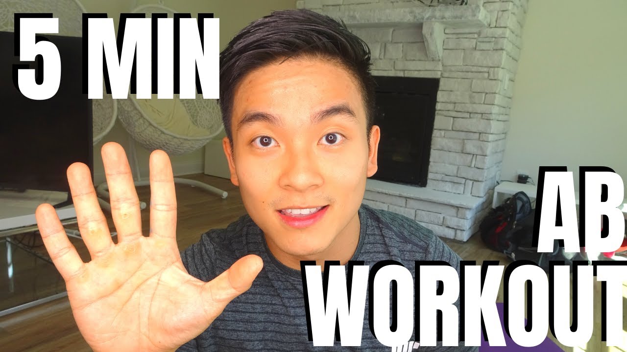 Guided 5 Minute HIIT Ab Workout At Home No Equipment YouTube
