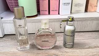 :  PROJECT PEN| Chanel chance tender, Montale vanilla extras, Lacoste pour femme