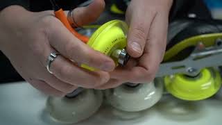 How to Change your Inline Hockey Skate Wheels and Bearings
