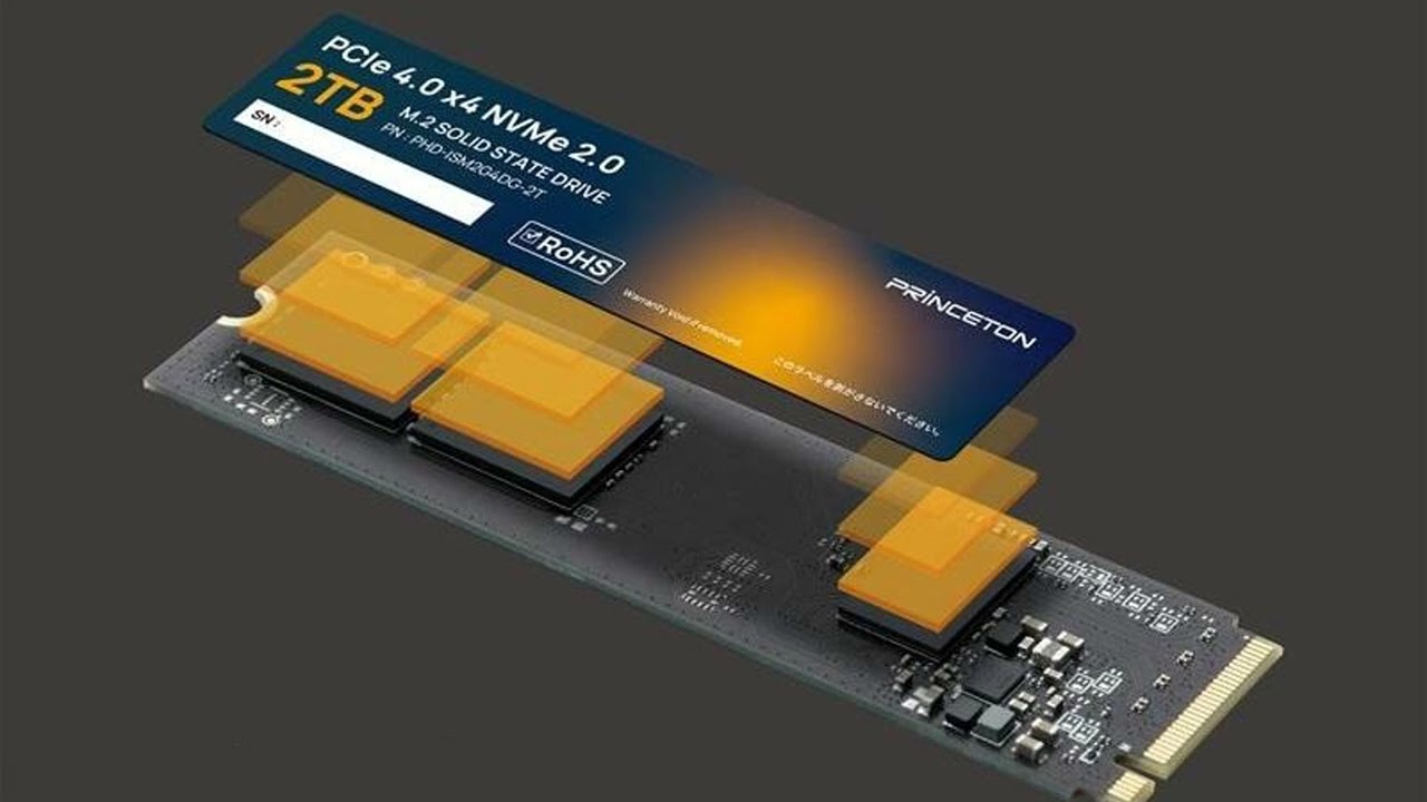 Princeton Intros PHD ISM2G4DG Mainstream M 2 Gen 4 NVMe SSD - YouTube