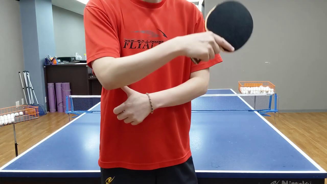 【卓球】バックハンドサーブ、横下回転 Table Tennis Service YouTube