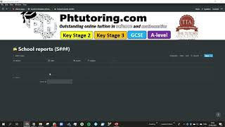 New Student Page - School Reports