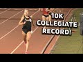 Parker valby smashes collegiate 10k record at 2024 bryan clay and moves to us no 11 alltime