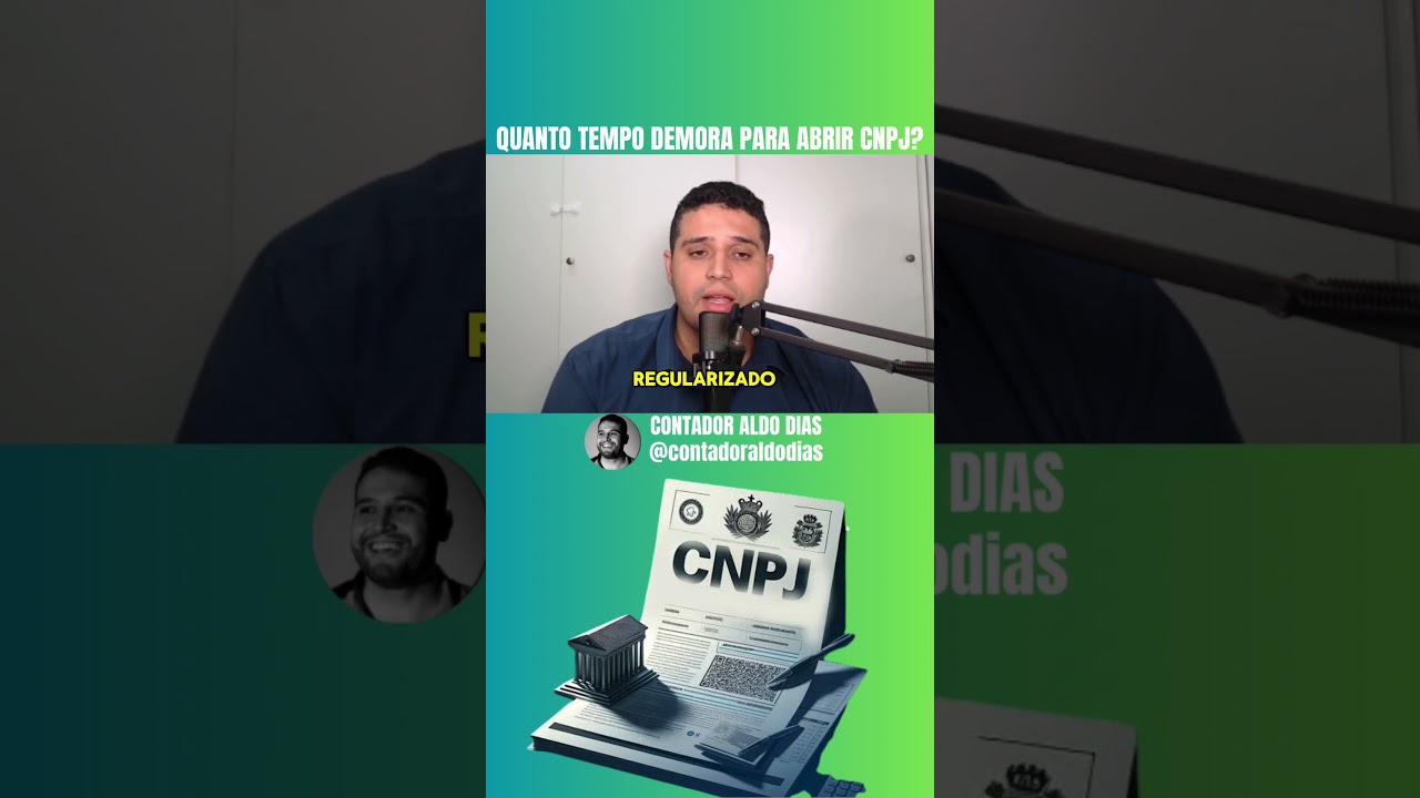 Quanto tempo demora abrir um CNPJ ? 
