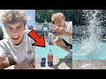 Coke Explosion Under WATER?! 😳 - #Shorts